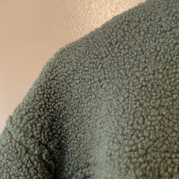 Lush Sage Green Teddy Jacket - Picture 4 of 6